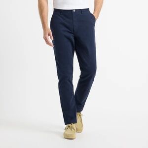 Spoke Heroes Classic Smart Casual Cotton Chinos Navy Build B